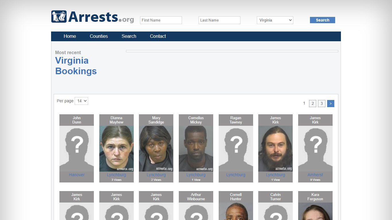 Virginia Arrests and Inmate Search